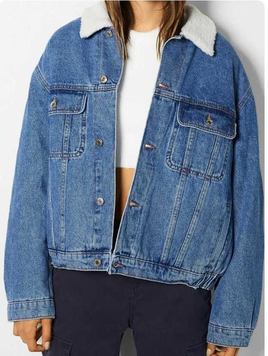 Дамско яке Bershka с каракул- размер S