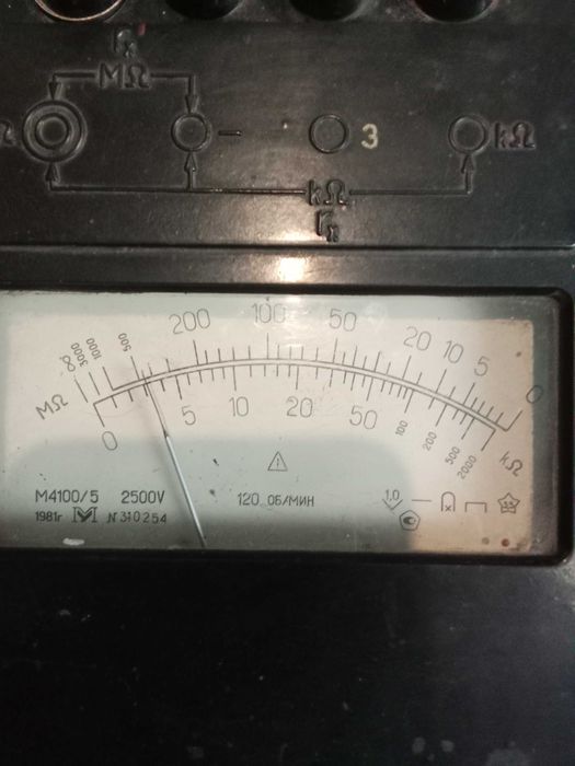 Продам мегаомметр М4100/5 2500В