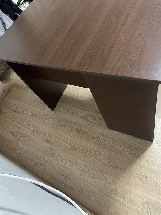 Birou din PAL wenge, cu sertar și dulap