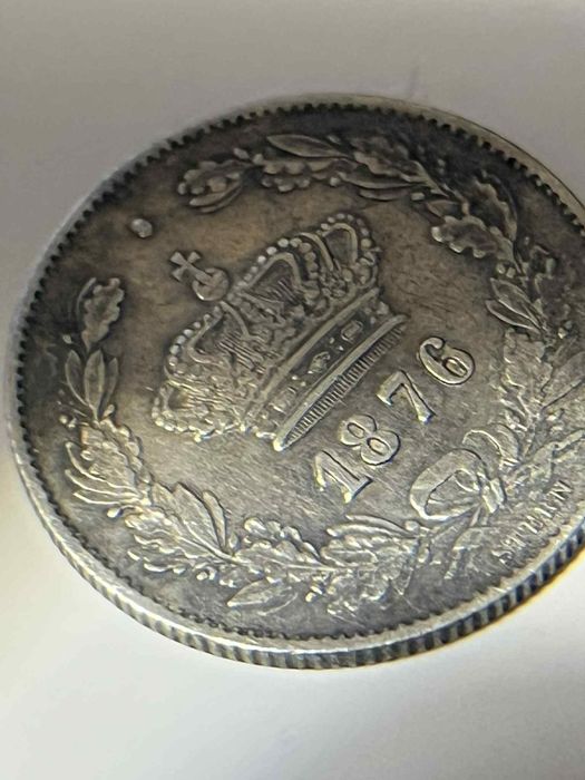 50 bani 1876 foarte rara