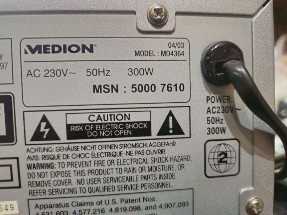 Sistem 5.1 Medion subwoofer activ DVD Tuner Amplificator