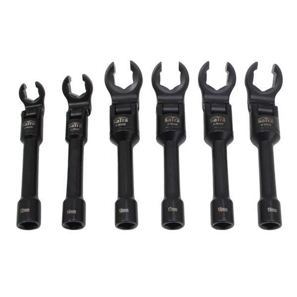 Комплект 6 ключа 3/8" с шарнир, за тръби 12-19 мм