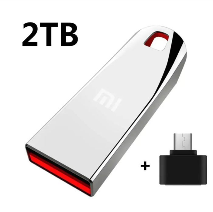 Флаш памет XIAOMI+Адаптор за телефон и ключодържат