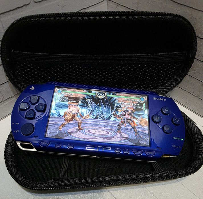 Легенда PSP Fat синяя прошитая