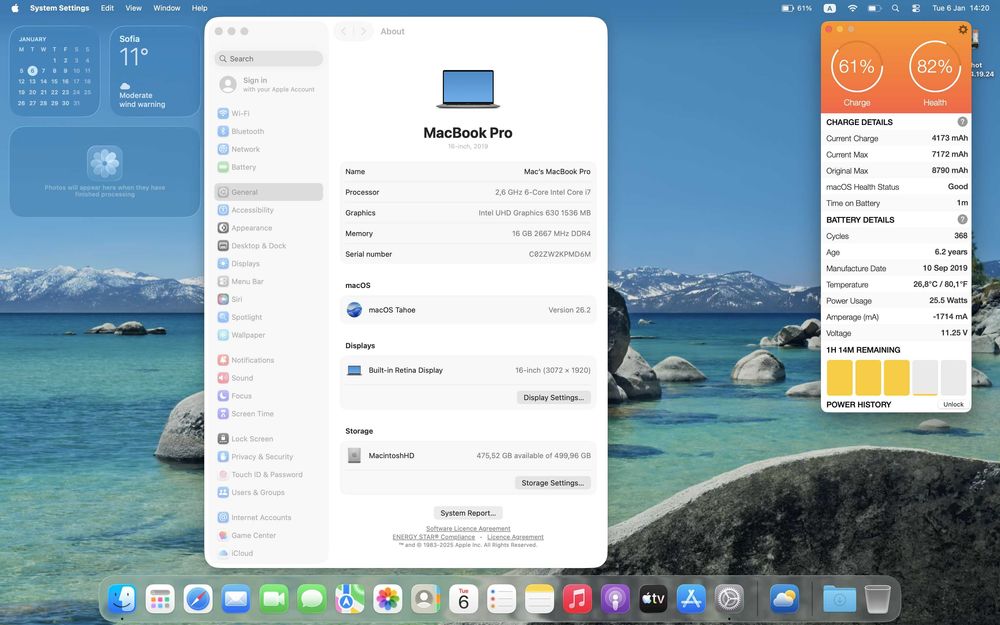 Mac Book Pro (16-inch, 2019) - Touch bar