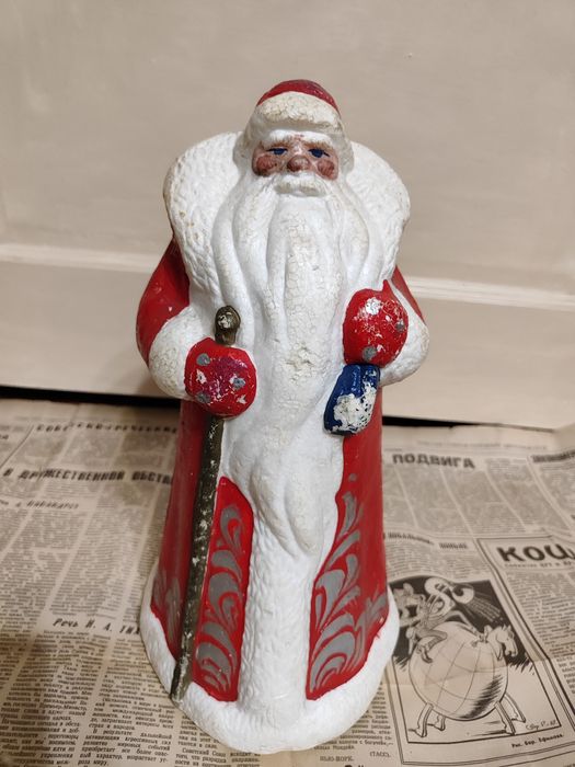 Дед мороз  ватный СССР