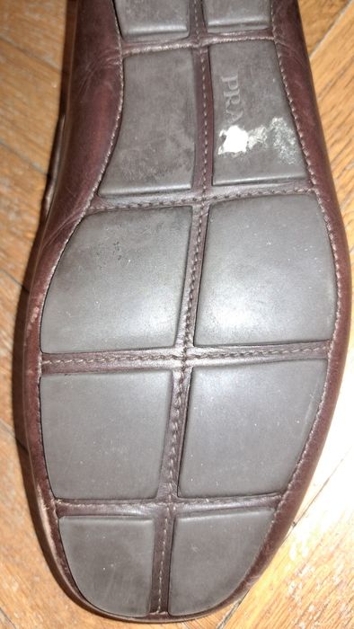 Обувки естествена кожа Прада PRADA