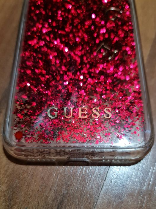 Husa originala Guess Liquid Glitter Case Apple iPhone X iPhone Xs