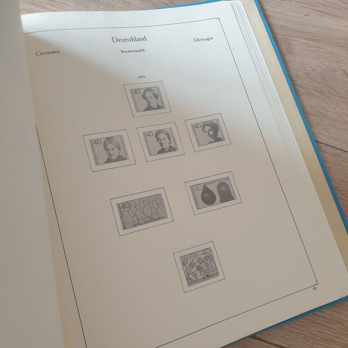 Clasor album timbre KABE Germania Bundesrepublik Deutschland 1949 1975