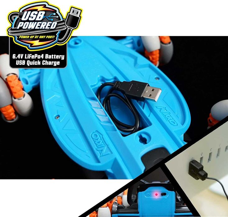 Голяма Кола за дрифтове 4x4 с дистанционно управление и двоен мотор