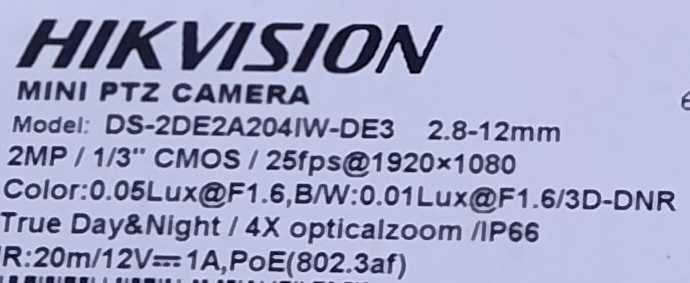 Камера hikvision