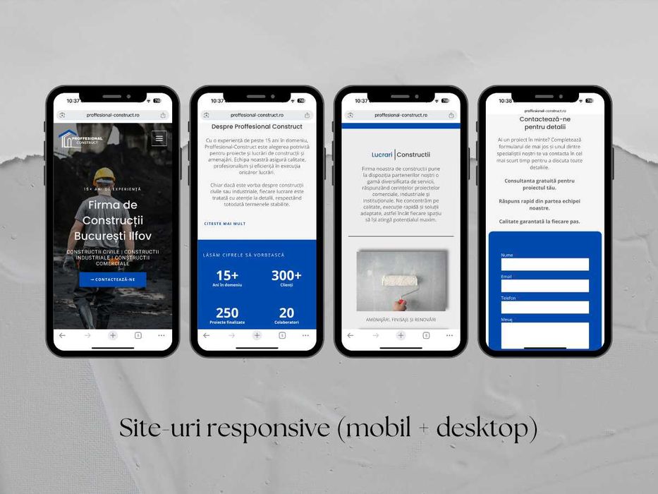 Creare Site Web de prezentare, Magazin Online, SEO & Local SEO