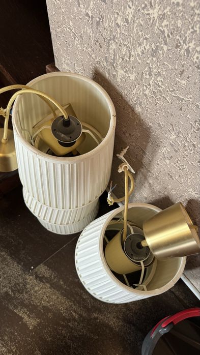 Vand 5 abajur lustra cu tot cu cablu pret pt toate 5