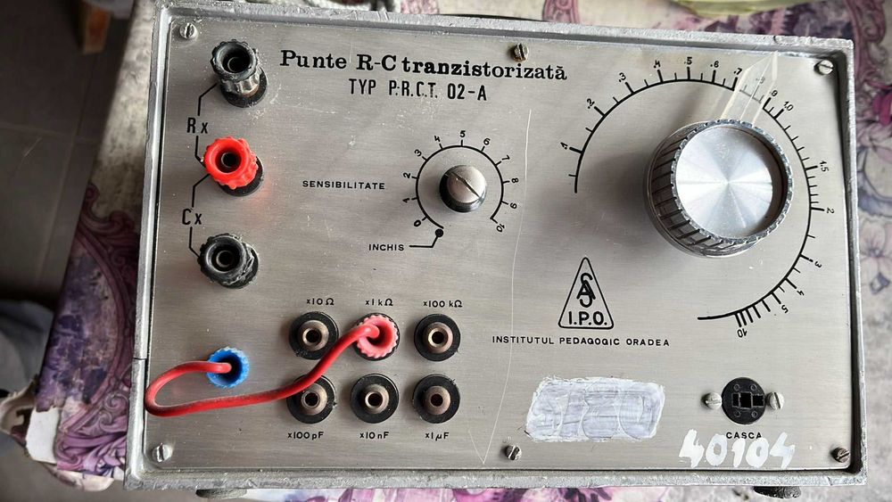 Punte de măsură R-C tranzistorizată! - P.R.C.T. 02-A