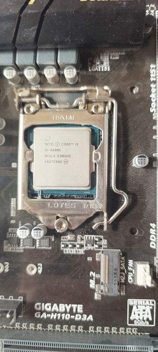 Kit placa + procesor Intel i5 6600k+gigabyte GA-H110+ 16gb rami