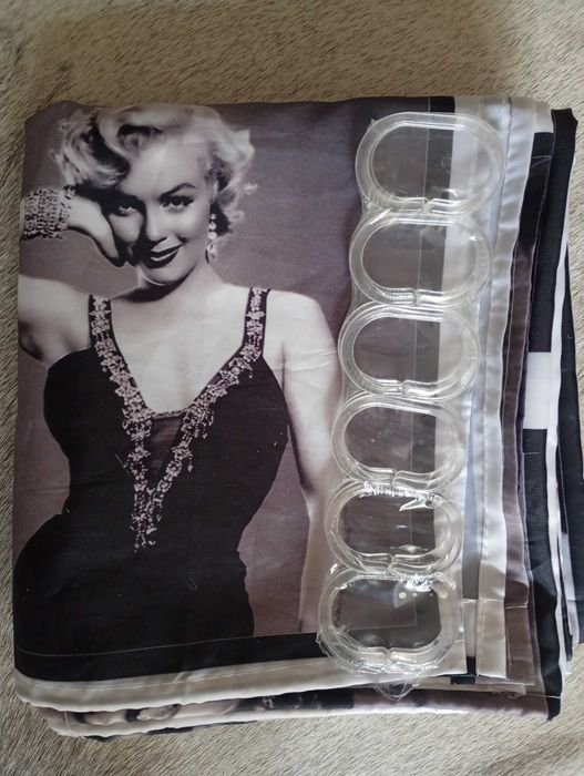 Perdea duș imprimeu Marilyn Monroe, 180x200