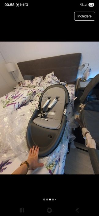 Carucior Hot Mom 360° (3 in 1) cu toate accesoriile