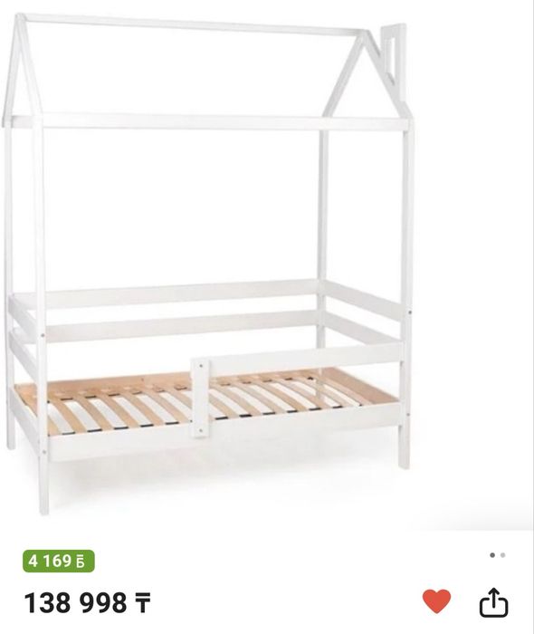 Детская кровать домик