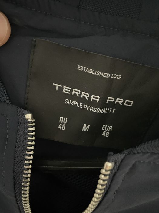 бомбер темно-синий