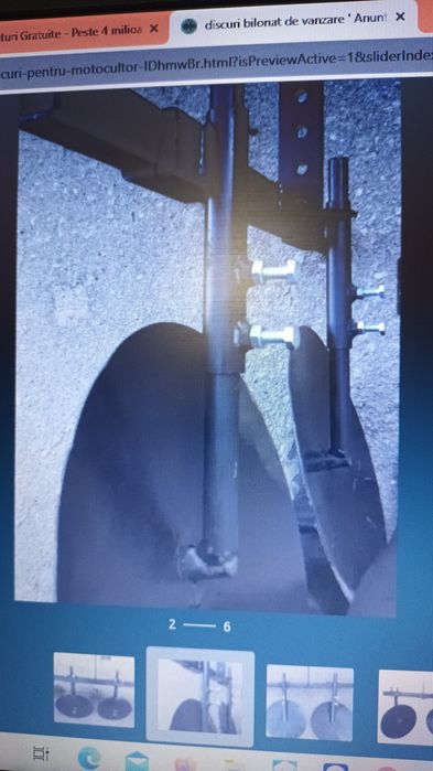 Discuri bilonat cartofi pt motosapa sau motocultor