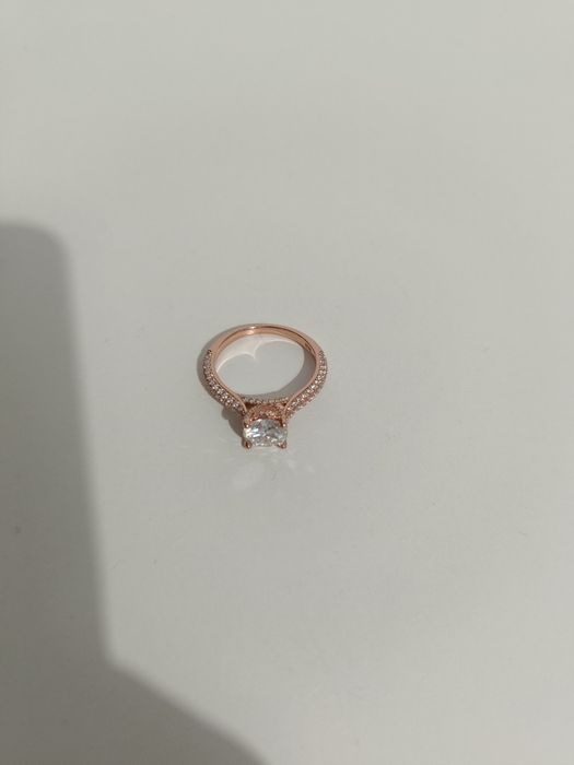 Inel de dama din argint placat cu aur