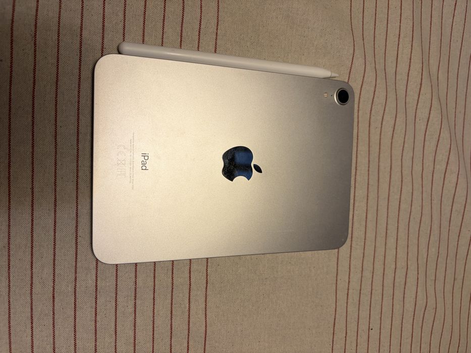 iPad mini 6 64GB Wi‑Fi, baterie 92%, Apple Pencil 2 BOX