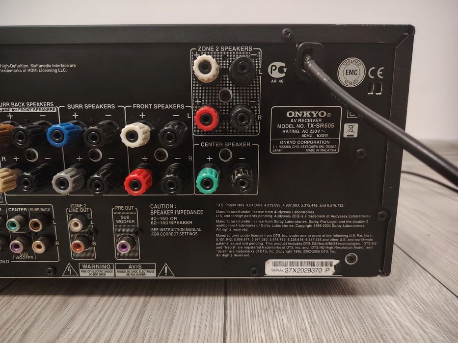 Onkyo Tx-Sr605--