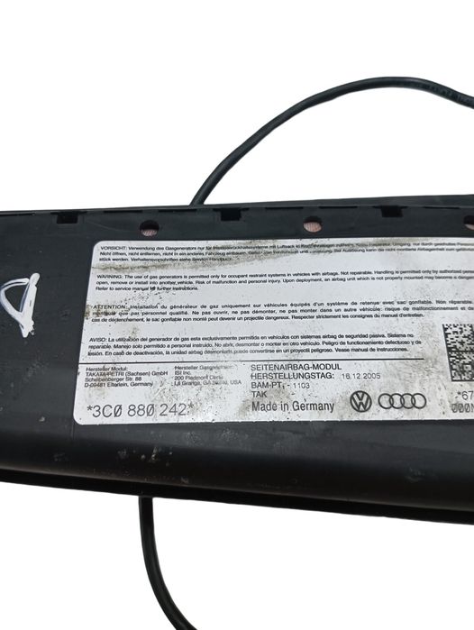 Airbag Scaun Dreapta Fata Volkswagen Passat 3C2 2005 - 2010 3C0880242