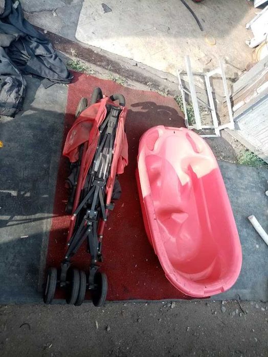 продам набор коляска, санки и ванна