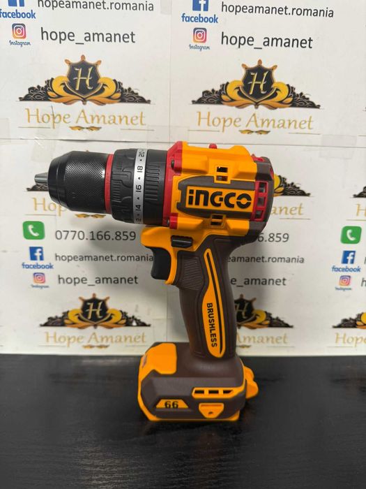 Hope Amanet P10/Polizor unghiular 20v + Bormasina cu Acumulator 20V