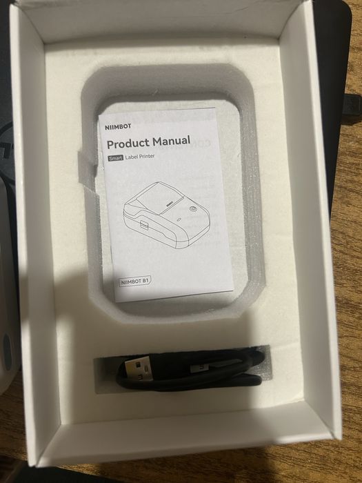 Yangi NIIMBOT B1 portativ termoprinteri — 45х25 мм