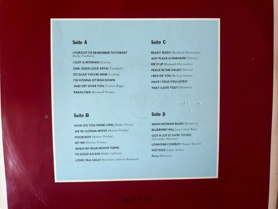 Грамофонни плочи Elvis Presley