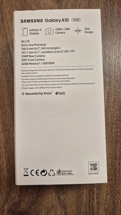 Samsung Galaxy A10 – чисто нов, пълен комплект