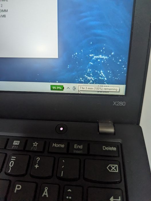 Lenovo Thinkpad x280 i5 8gb ram SSD