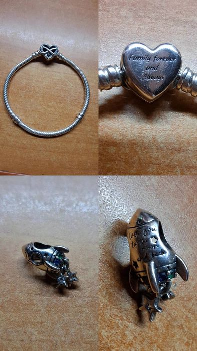 Браслет Pandora с шармом (оригинал)