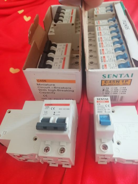 Sigurante fusibile automate NOI RCB 6 16 20 40 63 amperi, 6 Ron solar