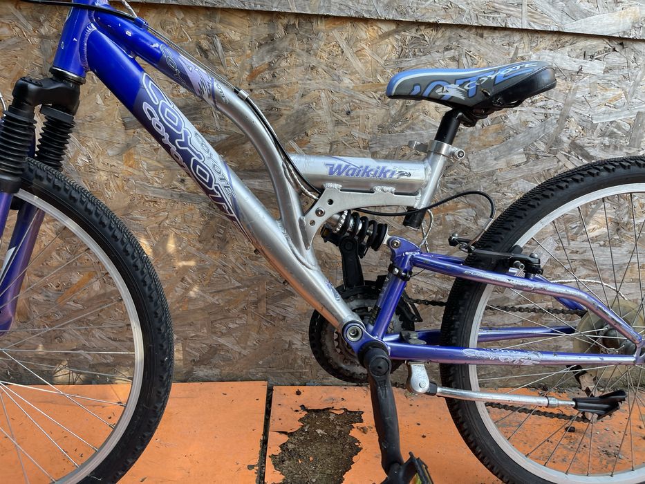 Bicicleta coyote cadru aluminiu cu suspensii roti 24”