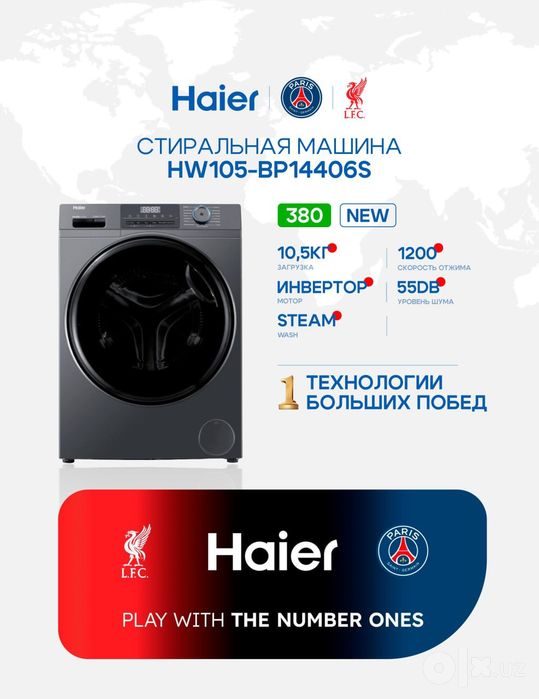 Стиральная машинка Haier 6-12 кг