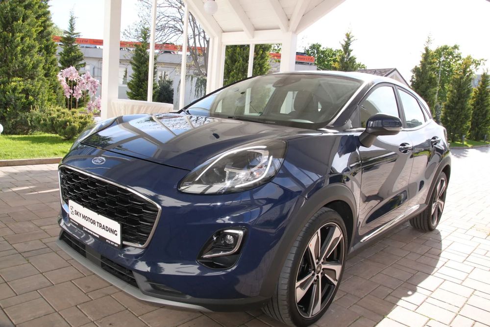 Ford Puma Titanium MHEV 125PS/ GARANTIE 07.2029/ 19” noi/ LED/ Pilot/ PDC/ TVA