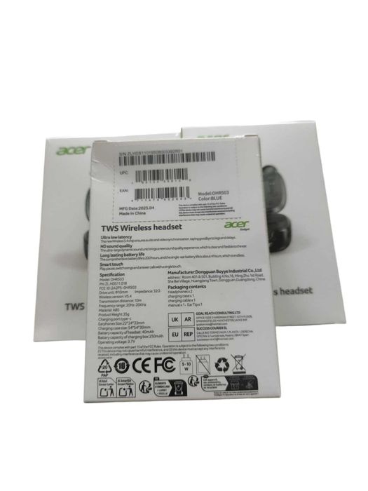 ACER TWS Wireless headset / Безжични слушалки  Чисто Нови!