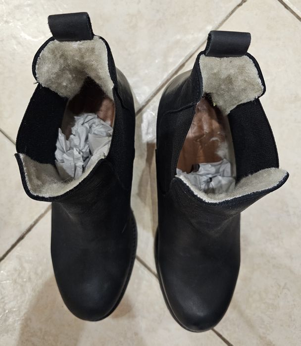 Дамски боти естествена кожа, размер 38