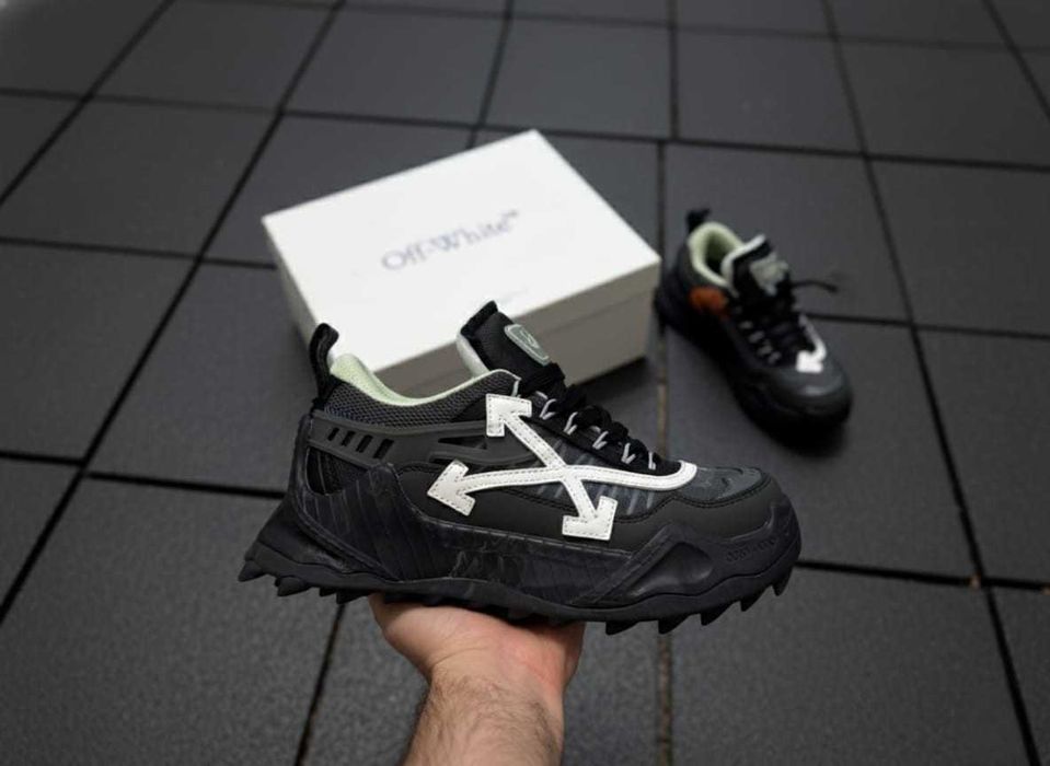 Adidasi OFF WHITE Odsy 1000 Negru - Full Box