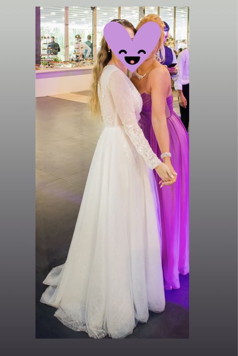 Rochie mireasa, marimea S, inclus voal+coronita. Detalii in privat!