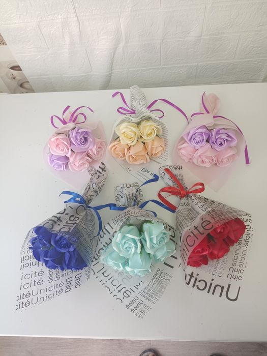 Мыльные розы с нежным ароматом