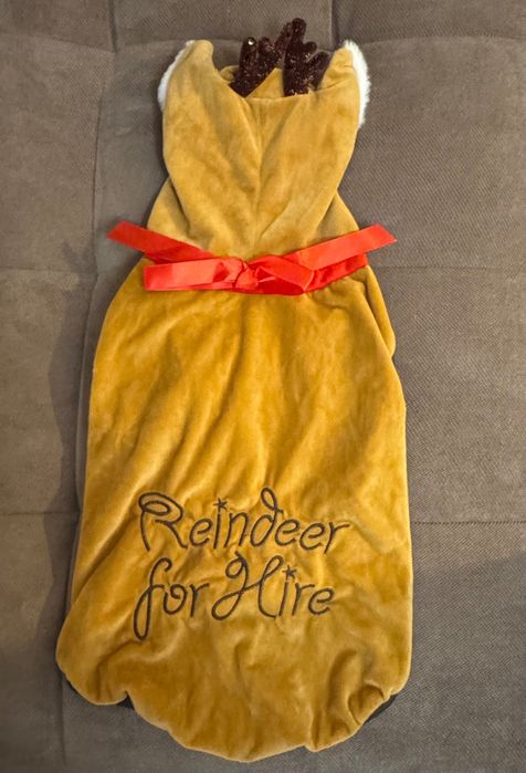 Коледен Костюм за куче Еленче размер М/L