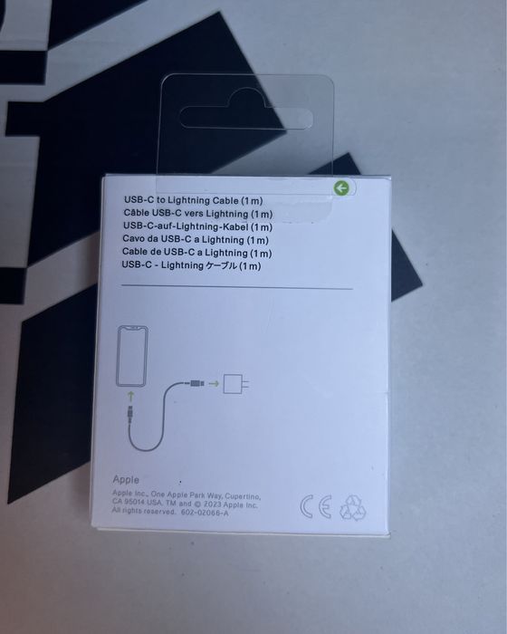 USB-C to Lightning cable 1m