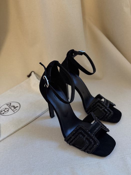 Sandale cu toc hermes- livrare 24 ore