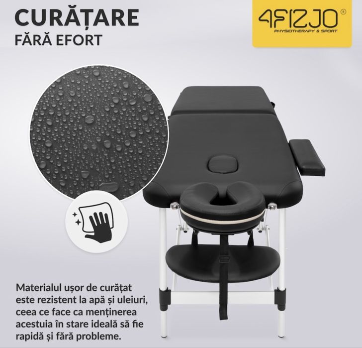 Masa de masaj din aluminiu