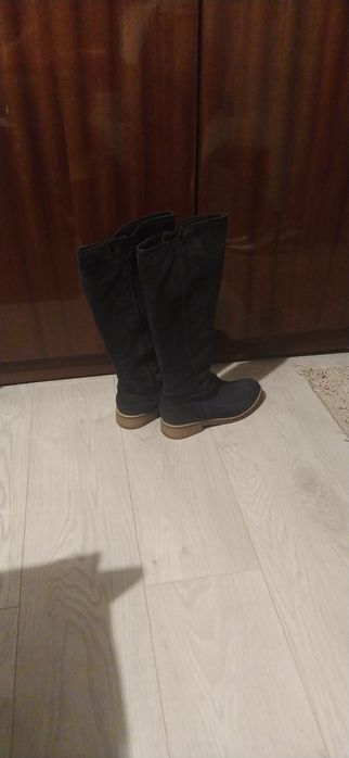 Велурени  дамски ботуши