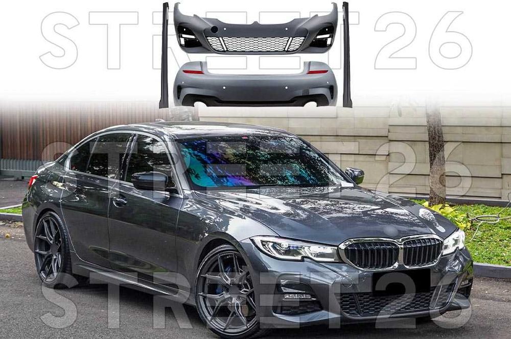 Pachet Exterior BMW Seria 3 G20 Sedan Pre-LCI (18-22) M-Technik Fara Distronic V2